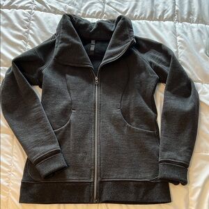 lululemon Dark Gray Zip-Up Hoodie